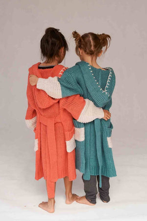 Kids Chunky Knit Robe & Cardigan - Awakind.co