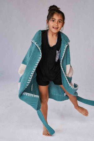 Kids Chunky Knit Robe & Cardigan - Awakind.co
