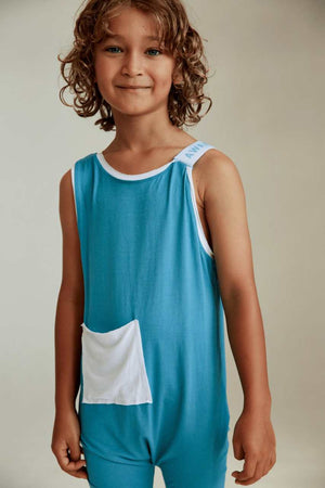 Kids Unisex Bamboo Singlet Romper - Awakind.co