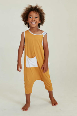 Kids Unisex Bamboo Singlet Romper - Awakind.co