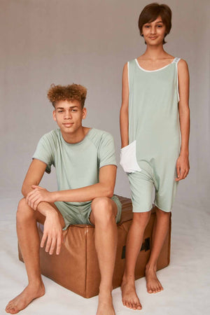Unisex Teen & Adult Singlet Romper - Awakind.co