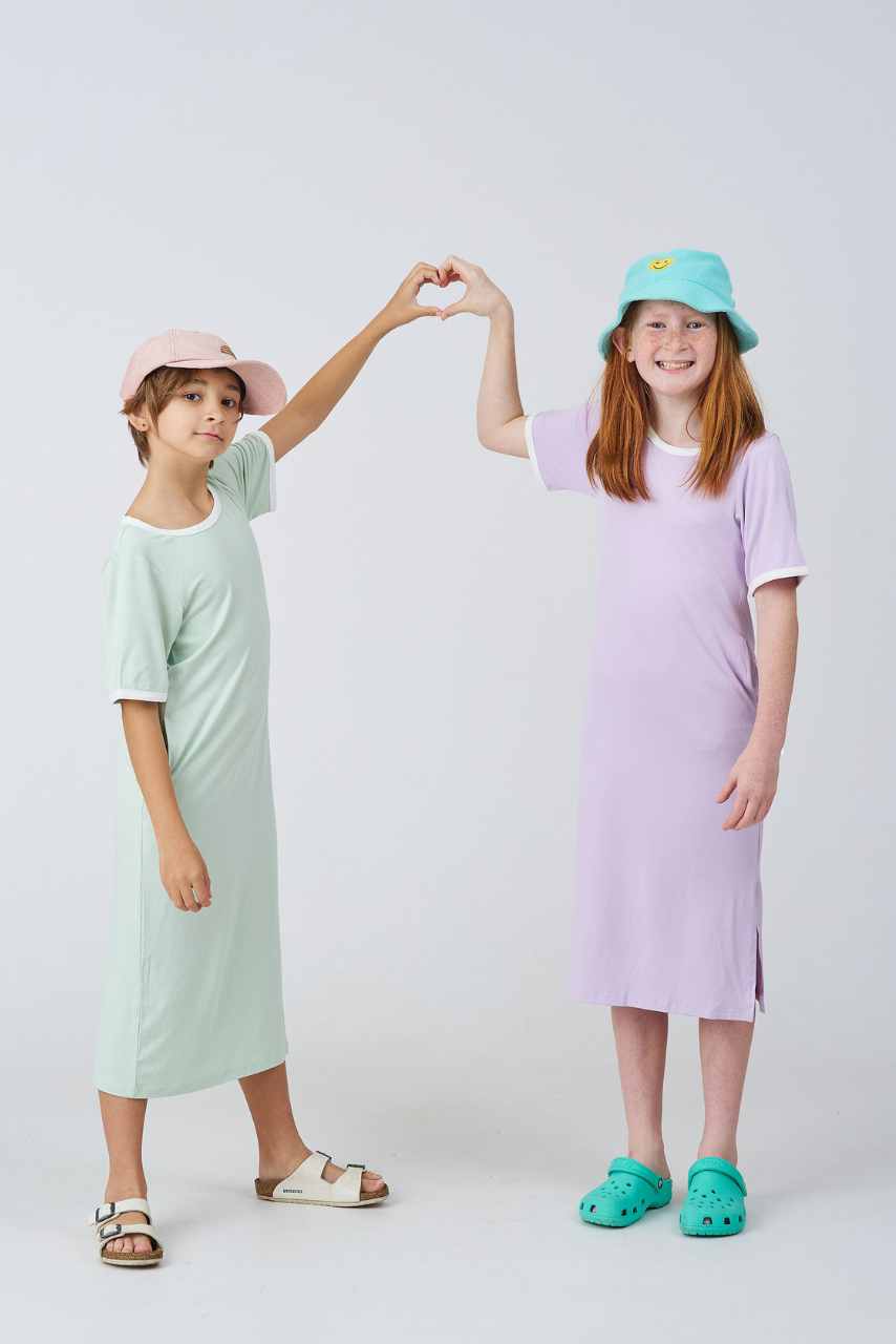 Kids Bamboo T-shirt Dress - Awakind.co