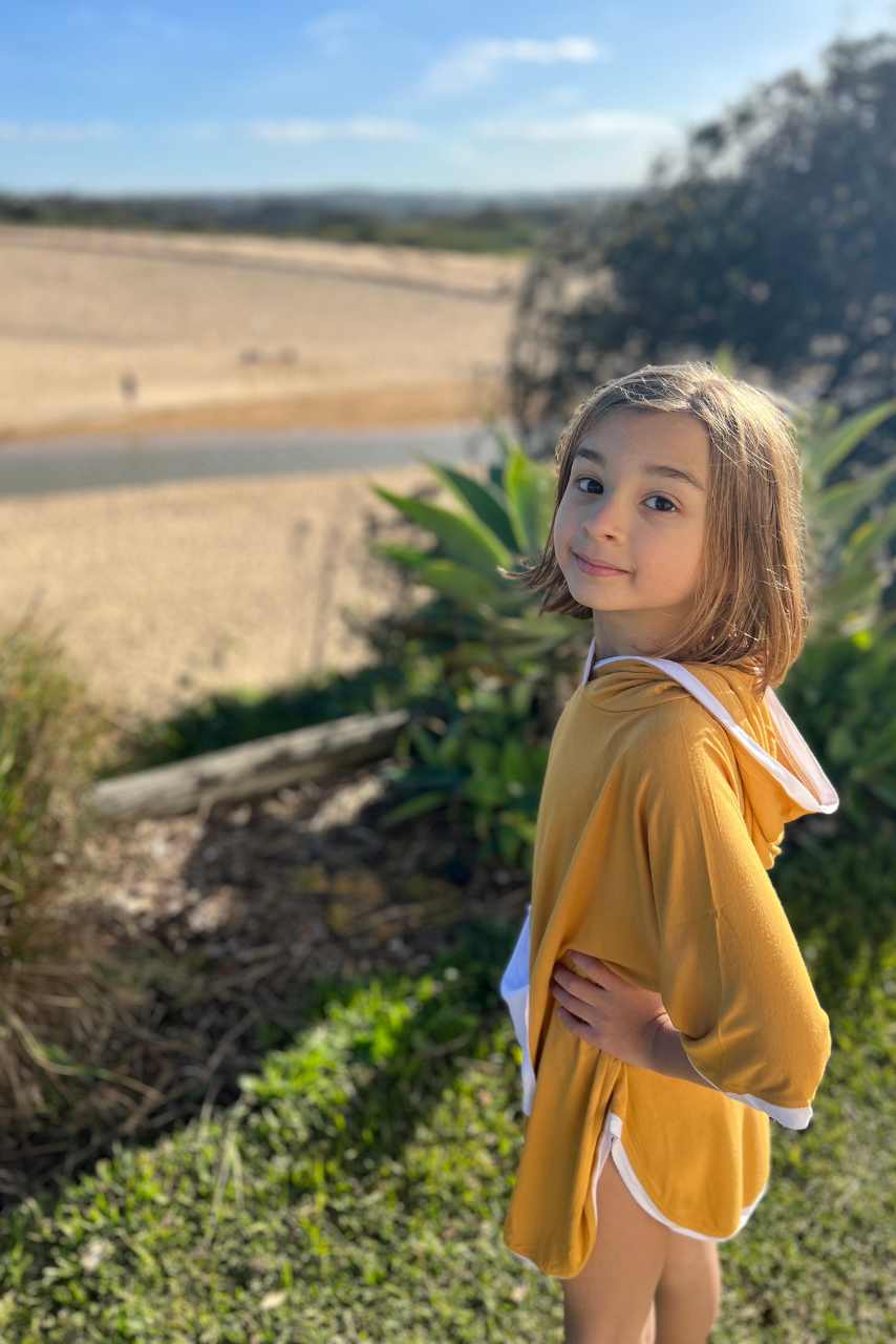 Kids Unisex Bamboo Poncho UPF50+ - Awakind.co