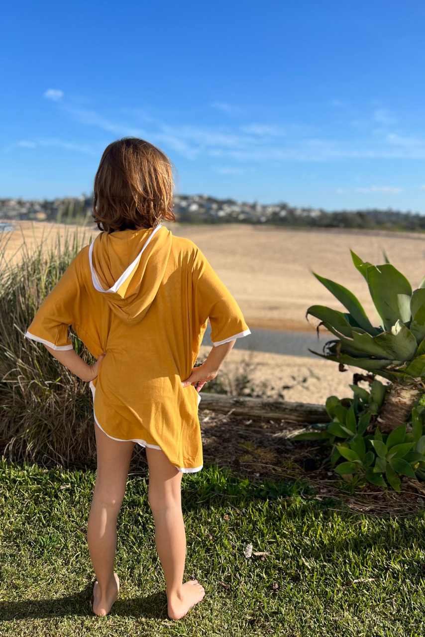 Kids Unisex Bamboo Poncho UPF50+ - Awakind.co