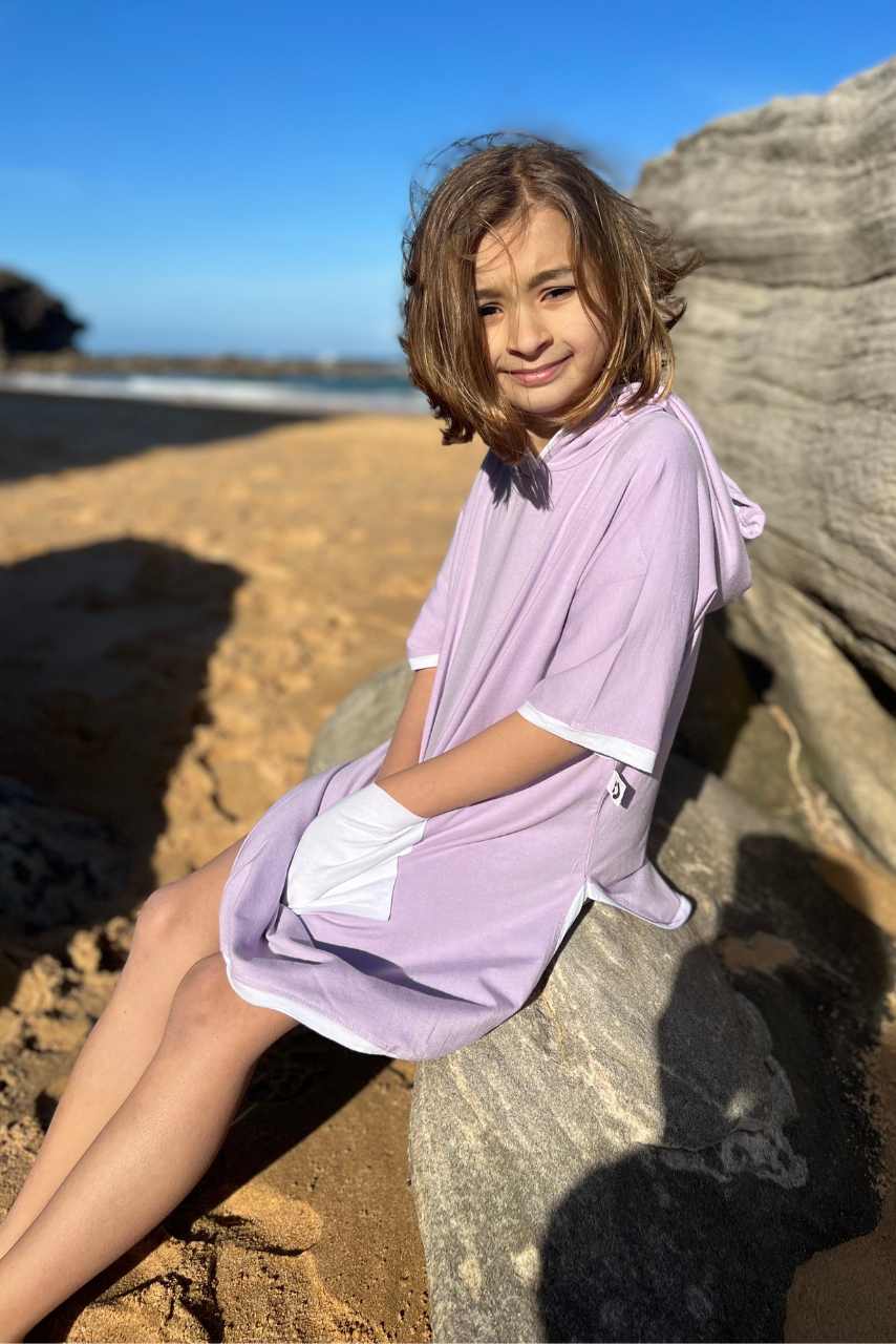 Kids Unisex Bamboo Poncho UPF50+ - Awakind.co
