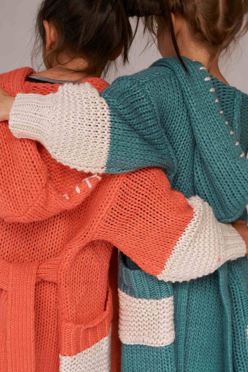 Kids Chunky Knit Robe & Cardigan - Awakind.co