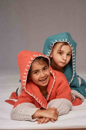 Kids Chunky Knit Robe & Cardigan - Awakind.co