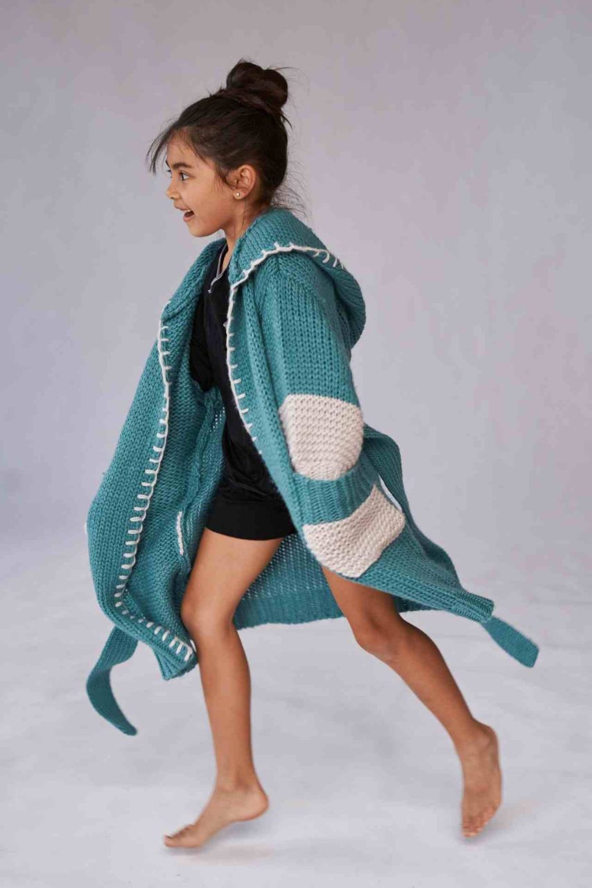 Kids Chunky Knit Robe & Cardigan - Awakind.co