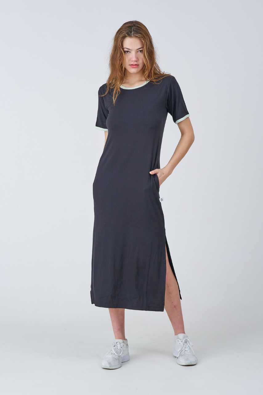Bamboo T-shirt Dress - Awakind.co