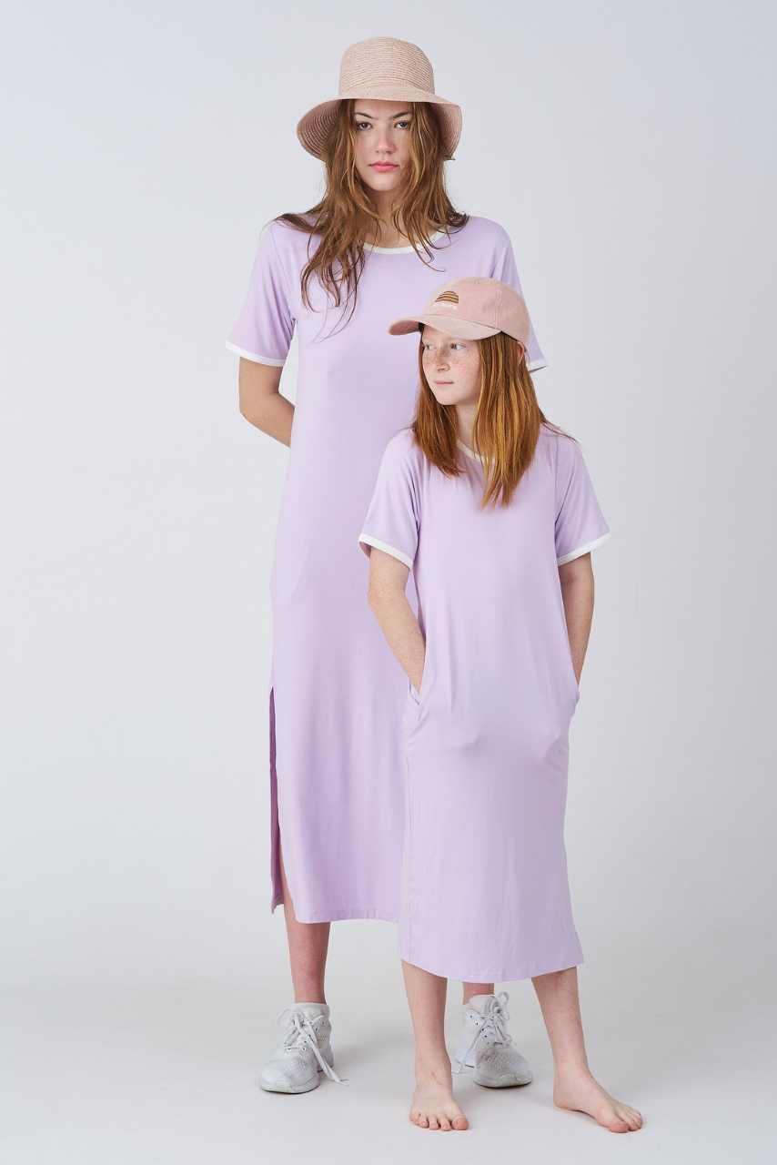Bamboo T-shirt Dress - Awakind.co