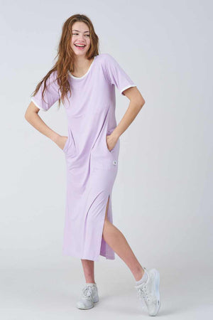 Bamboo T-shirt Dress - Awakind.co