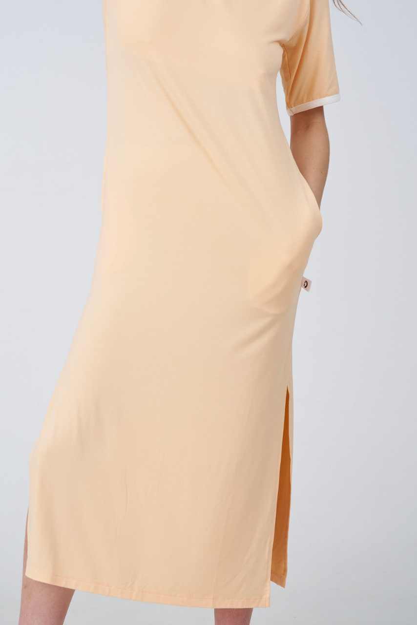 Bamboo T-shirt Dress - Awakind.co