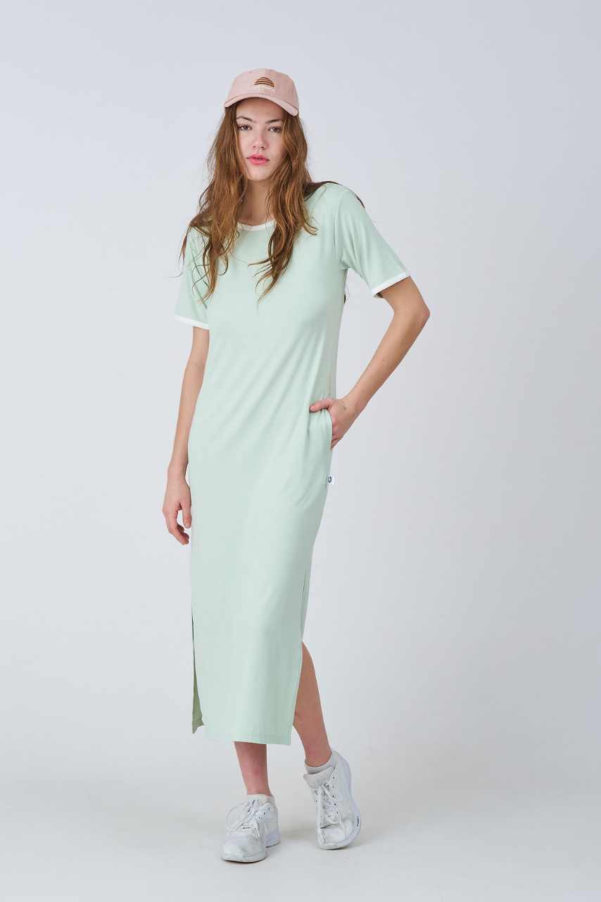 Bamboo T-shirt Dress - Awakind.co