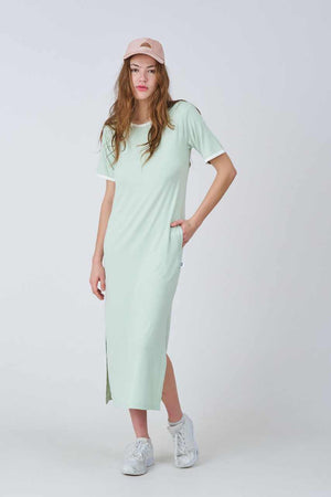 Bamboo T-shirt Dress - Awakind.co