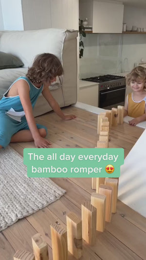 Kids Unisex Bamboo Singlet Romper