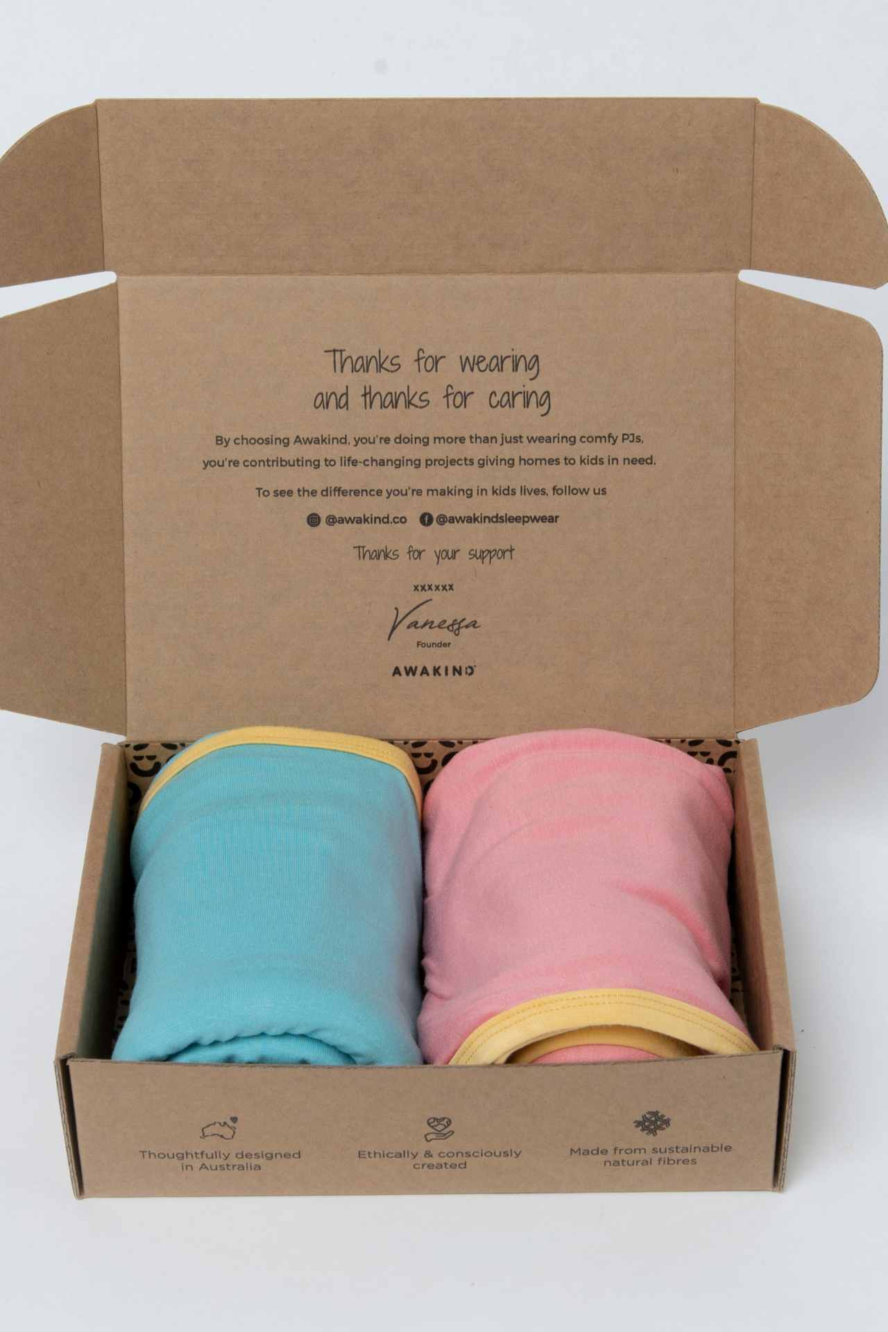 Bamboo Baby & Toddler Gift Box - Stretchy Wrap Duo - Awakind.co