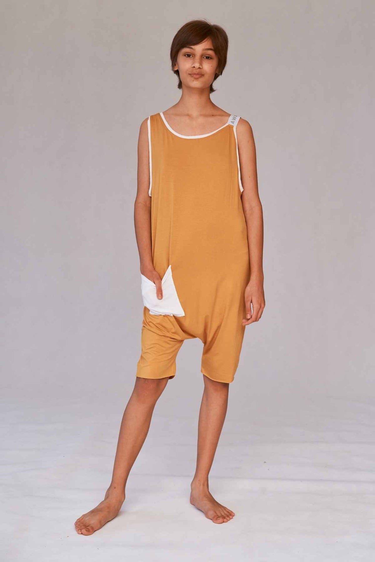 Unisex Teen & Adult Singlet Romper - Awakind.co